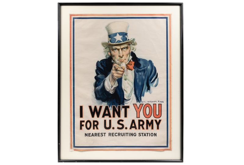 James Montgomery Flagg. I Want You / For U.S. Army. 